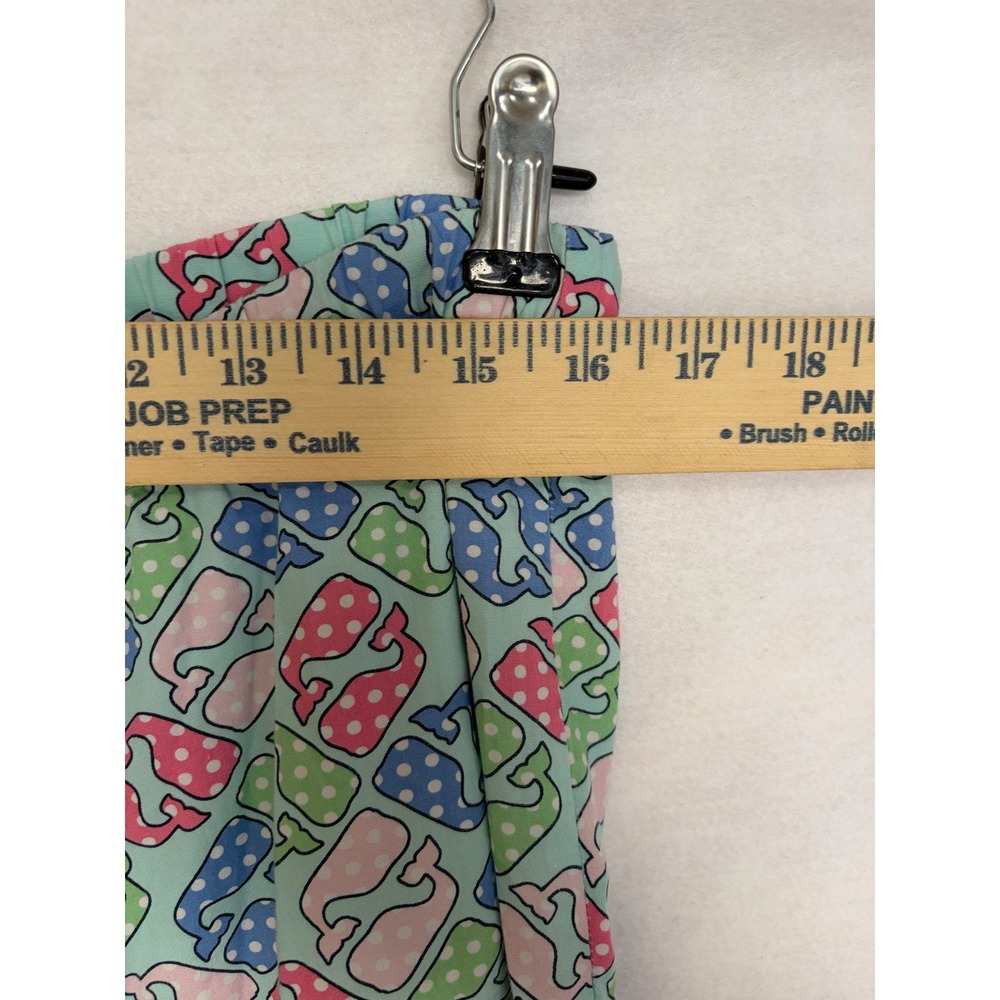 Vineyard Vines Womens Whale All Over Small Pajama Pants Mint Green Cotton Lounge - Picture 5 of 7